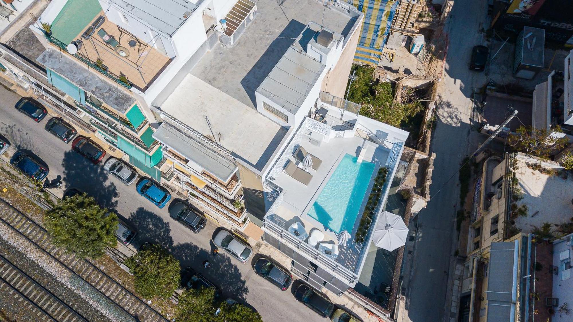 Ma Maison No5 Penthouse Loft, Private Heated Pool, Acropolis View, Ultra High Speed Internet 300 Mbps, Short Walk To Acropolis, Parking Upon Request, 1' From Metro Atena Exterior foto